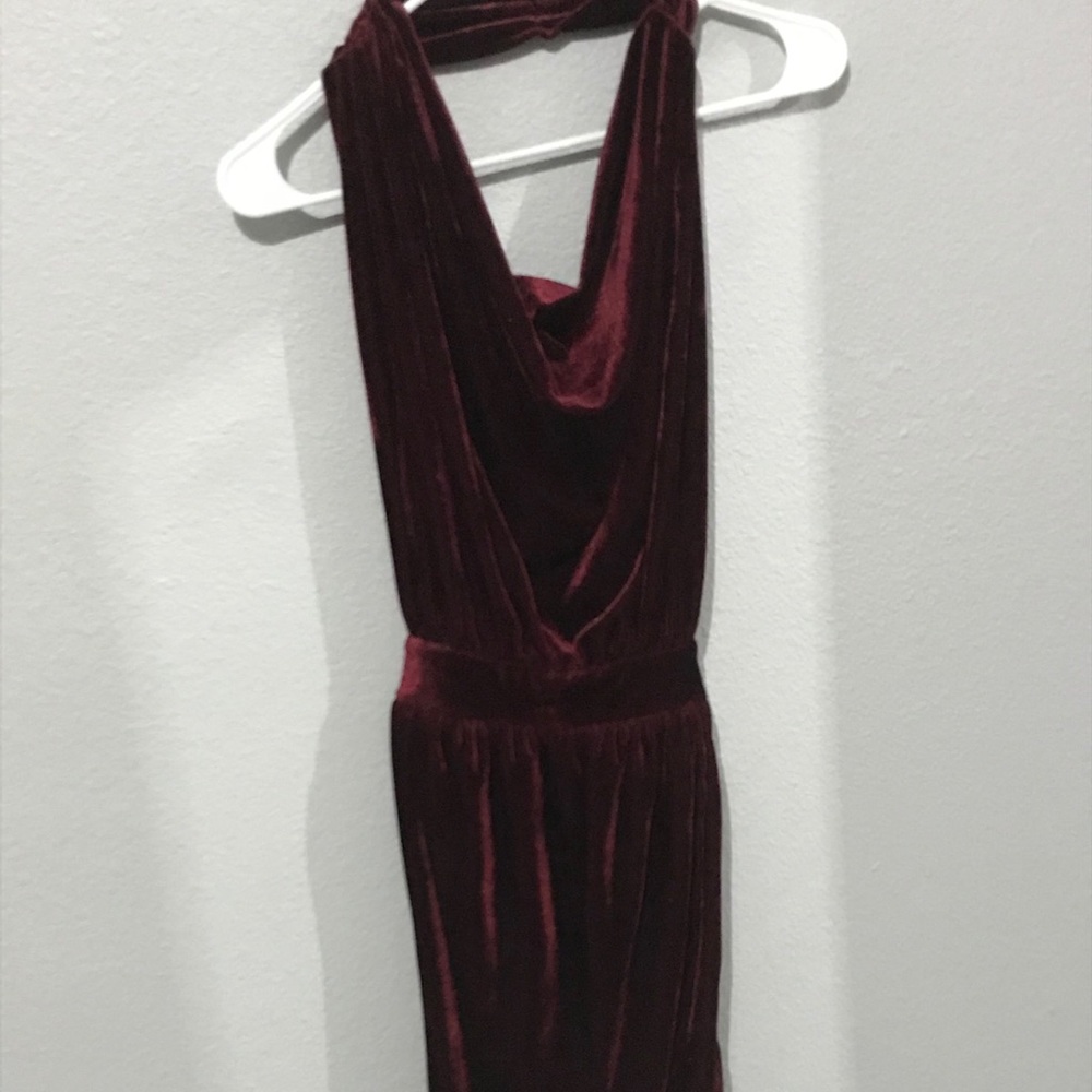 Red Velvet MIDI Dress